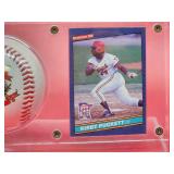 1986 Donruss Baseball Kirby Puckett 2nd Year Card with Collectable Minnesota Twins Baseball