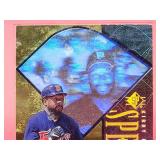 1996 Upper Deck SP Minnesota Twins HOF Great "Kirby Puckett" Holoview FX Baseball Card with Twins Baseball