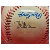 Autographed Baseball and Card by Minnesota Twins Great Todd Walker