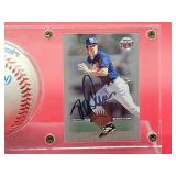 Autographed Baseball and Card by Minnesota Twins Great Todd Walker