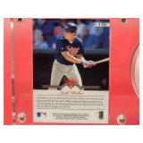 Autographed Baseball and Card by Minnesota Twins Great Todd Walker