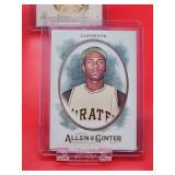 Pittsburgh Pirate HOF Legend "Roberto Clemente" Bobble Head and (4) Topps Allen & Ginter Cards