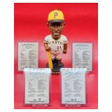 Pittsburgh Pirate HOF Legend "Roberto Clemente" Bobble Head and (4) Topps Allen & Ginter Cards