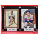 Assorted Baseball Cards Featuring 4 HOF Members of the 500 Plus Home Run Club