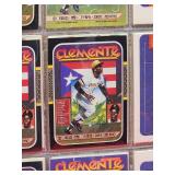 (2) Complete 1987 Donruss Baseball "Roberto Clemente" Card Puzzle with (8) Standard Cards & (4) Mini Puzzles