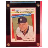 1963 Topps Baseball Roger Maris Card #120 with (8) Newer Baseball Cards
