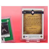 (2) Used Pieces of the Game Baseball Cards