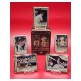 1994 Upper Deck Metallic Impressions (5) Metal Cards of Yankees HOF Great "Mickey Mantle"