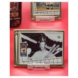 1994 Upper Deck Metallic Impressions (5) Metal Cards of Yankees HOF Great "Mickey Mantle"