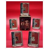 1994 Upper Deck Metallic Impressions (5) Metal Cards of Yankees HOF Great "Mickey Mantle"