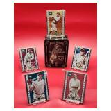 1994 Upper Deck Cooperstown Collection (5) Metal Cards of Yankees HOF Great "Babe Ruth"