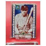 1994 Upper Deck Cooperstown Collection (5) Metal Cards of Yankees HOF Great "Babe Ruth"