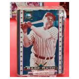 1994 Upper Deck Cooperstown Collection (5) Metal Cards of Yankees HOF Great "Babe Ruth"