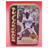 1995 Upper Deck Metallic Impressions (5) Metal Cards of Chicago Bulls HOF Great "Michael Jordon"