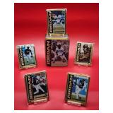 1995 Upper Deck Metallic Impressions (5) Metal Cards of Chicago Bulls HOF Great "Michael Jordon"