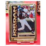 1995 Upper Deck Metallic Impressions (5) Metal Cards of Chicago Bulls HOF Great "Michael Jordon"