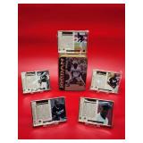 1995 Upper Deck Metallic Impressions (5) Metal Cards of Chicago Bulls HOF Great "Michael Jordon"