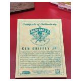 1996 Bleachers 23 Karat Gold Baseball Card of Seattle Mariners HOF Great "Ken Griffey Jr" with Ball