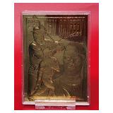 1996 Bleachers 23 Karat Gold Baseball Card of Seattle Mariners HOF Great "Ken Griffey Jr" with Ball