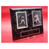 Cal Ripken Jr Plaque with (2) Baseball Cards