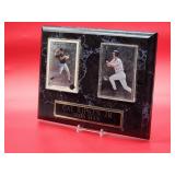 Cal Ripken Jr Plaque with (2) Baseball Cards