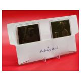 (2) Bradbury Mint 22 Karat Gold Cards of HOF Greats Featuring "Babe Ruth" & "Jim Palmer"