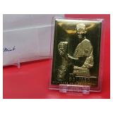(2) Bradbury Mint 22 Karat Gold Cards of HOF Greats Featuring "Babe Ruth" & "Jim Palmer"
