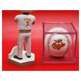 (2) Baltimore Orioles Brothers Bobble Heads "Cal Ripken Jr & Billy Ripken" with Ball