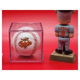 (2) Baltimore Orioles Brothers Bobble Heads "Cal Ripken Jr & Billy Ripken" with Ball
