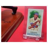 Autographed All Stars Sports Figurine of New York Yankees Great "Alphonso Soriano" with COA and (2) Cards