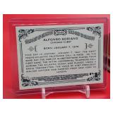 Autographed All Stars Sports Figurine of New York Yankees Great "Alphonso Soriano" with COA and (2) Cards