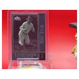 New York Yankees HOF Great "Babe Ruth" Bobble Head with (2) Baseball Cards & Commemorative Ball