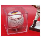 New York Yankees HOF Great "Babe Ruth" Bobble Head with (2) Baseball Cards & Commemorative Ball