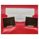 (2) Bradbury Mint 22 Karat Gold Cards of HOF Greats "Babe Ruth" & "Lou Gehrig"