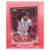 Detroit Tigers Great "Miguel Caberra" Bobble Head with (3) baseball Cards