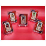 (5) 2010 Topps Allen & Ginter Game Used Bat Baseball Cards