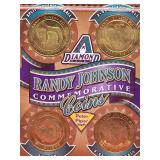 Set of (4) Seattle Mariners HOF Great "Randy Johnson" Coins