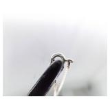 .925 Sterling Silver Sodalite Stone Arrowhead Shaped Pendant Necklace