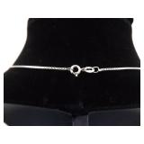 .925 Sterling Silver LARGE Hand Carved Asian Nephrite Stone Pendant Necklace