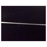 .925 Sterling Silver Hand Carved Primitive Asian Nephrite Stone Amulet Pendant Necklace