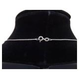 .925 Sterling Silver Jade Cabochon Pendant Necklace