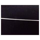 .925 Sterling Silver Jade Serpentine Pendant Necklace