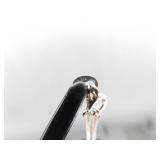 .925 Sterling Silver Fluorite Heart Pendant Necklace