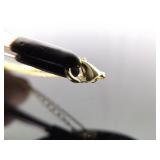 .925 Sterling Silver Polished Raw Amethyst Stone Vermeil Pendant Necklace