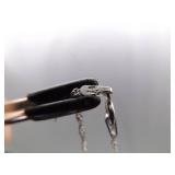 .925 Sterling Silver Amethyst Cabochon Pendant Necklace