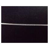 .925 Sterling Silver Polished Raw Amethyst Stone Pendant Necklace