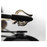 .925 Sterling Silver Diamond Accented Amethyst Heart Pendant Necklace