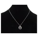 .925 Sterling Silver 100 Language I LOVE YOU Pendant Necklace