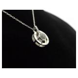 .925 Sterling Silver 100 Language I LOVE YOU Pendant Necklace