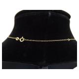 .925 Sterling Silver Carved Pink Agate Vermeil Pendant Necklace